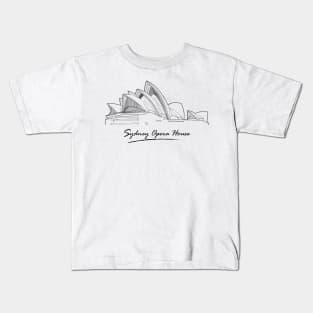 Sydney Opera House Kids T-Shirt